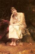 Benjamin Constant Contemplation oil